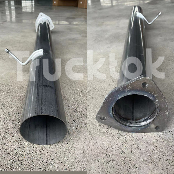 TruckTok 2013-2018 6.7L Dodge Ram Cummins 4" Downpipe back DPF Delete Pipe (With Muffler)