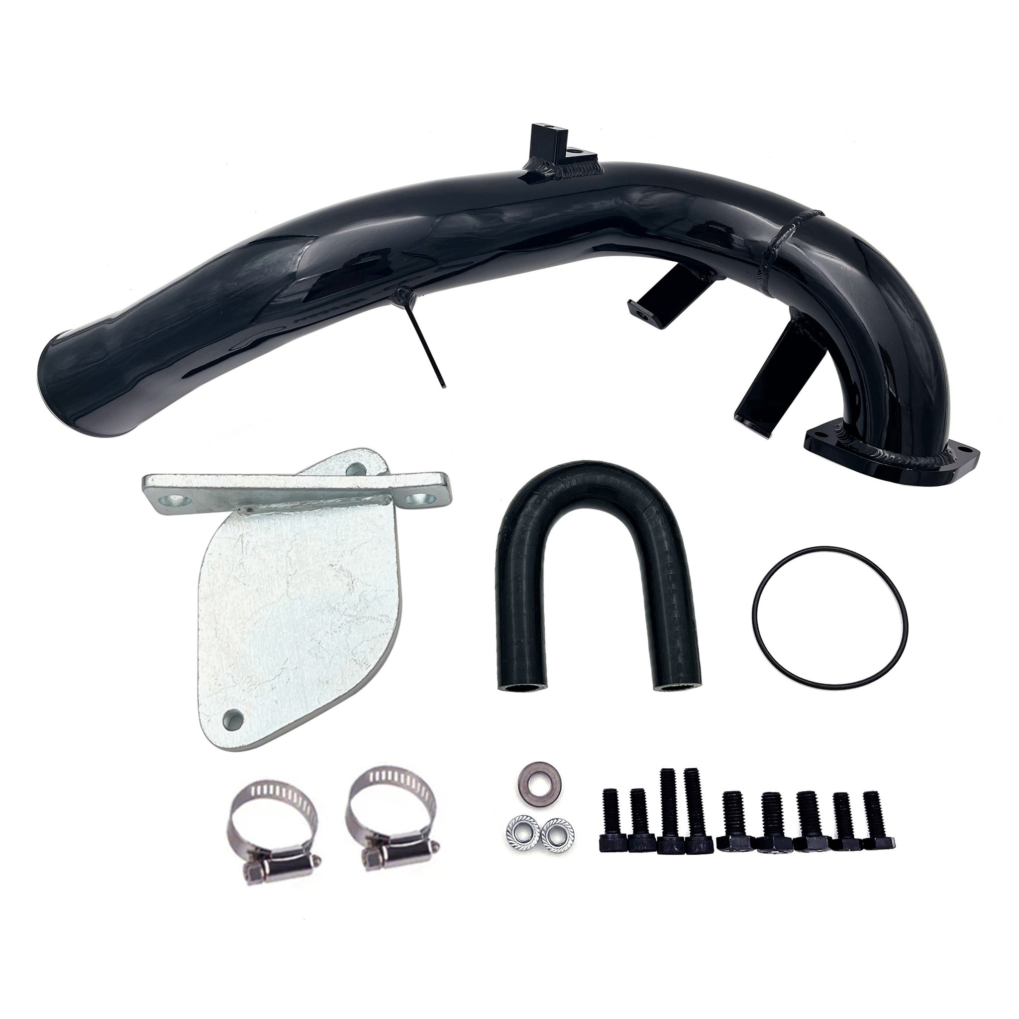 TruckTok 2007-2010 6.6L Duramax LMM EGR Delete Kit High Flow Intake Elbow Pipe Tube