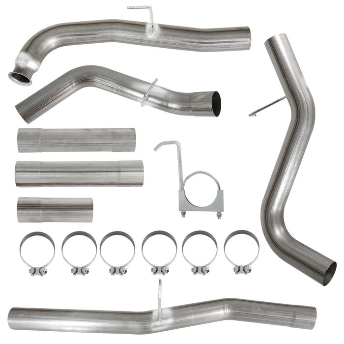 2011-2015 LML 6.6L Duramax 4" DP-Back DPF delete Pipe & EGR Cooler Delete Kit