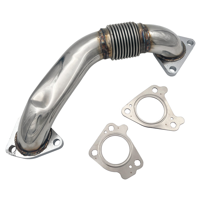 TruckTok 2001-2016 6.6L Chevrolet Chevy GMC Duramax LB7 LLY LBZ LMM LML Exhaust Up-Pipe(Passenger Side)