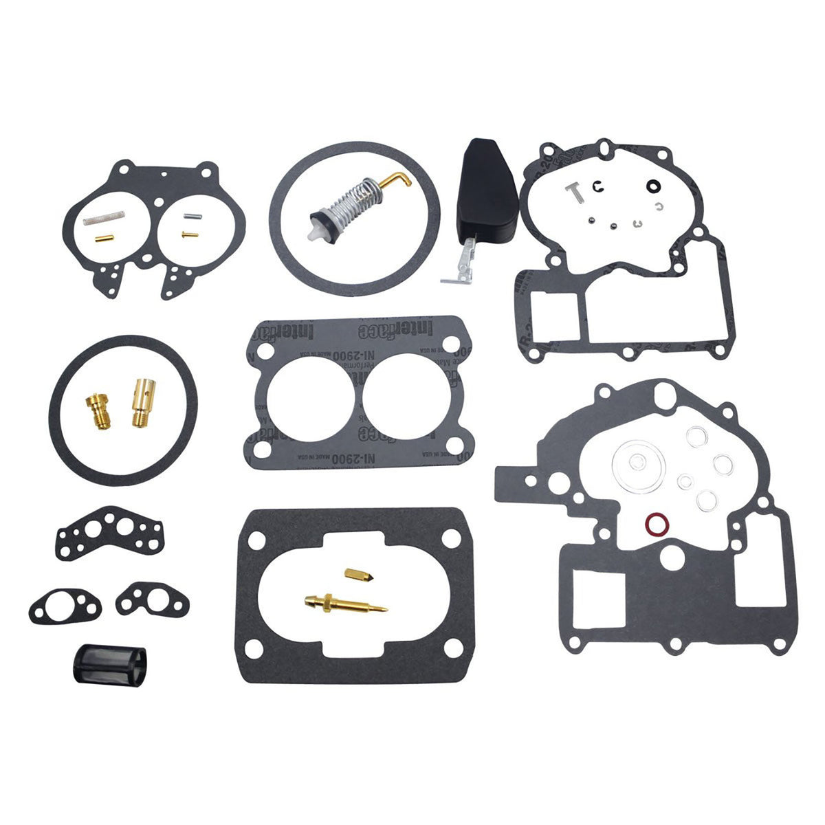 TruckTok Carburetor Rebuild Kit For Mercury Marine 3.0L 4.3L 5.0L 5.7L