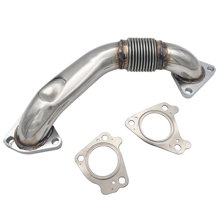 TruckTok 2006-2007.5 6.6L Chevy GMC Duramax Passenger Up-Pipe & Intake Tube & EGR valve Delete Kit