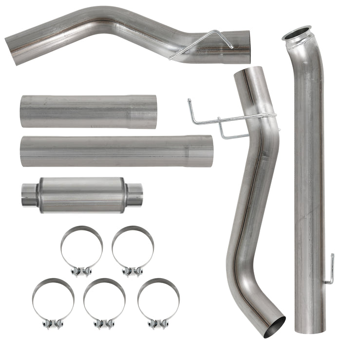 TruckTok 2019-2022 6.7L Ram Cummins 4"/5" DPF Delete Dp-Back pipe(With Muffler)