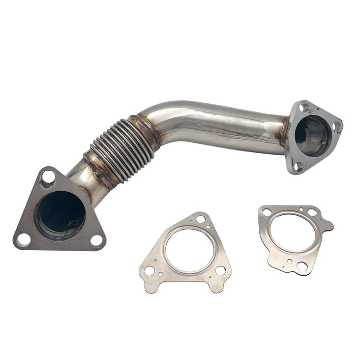 TruckTok 2006-2007.5 6.6L Chevy GMC Duramax Passenger Up-Pipe & Intake Tube & EGR valve Delete Kit