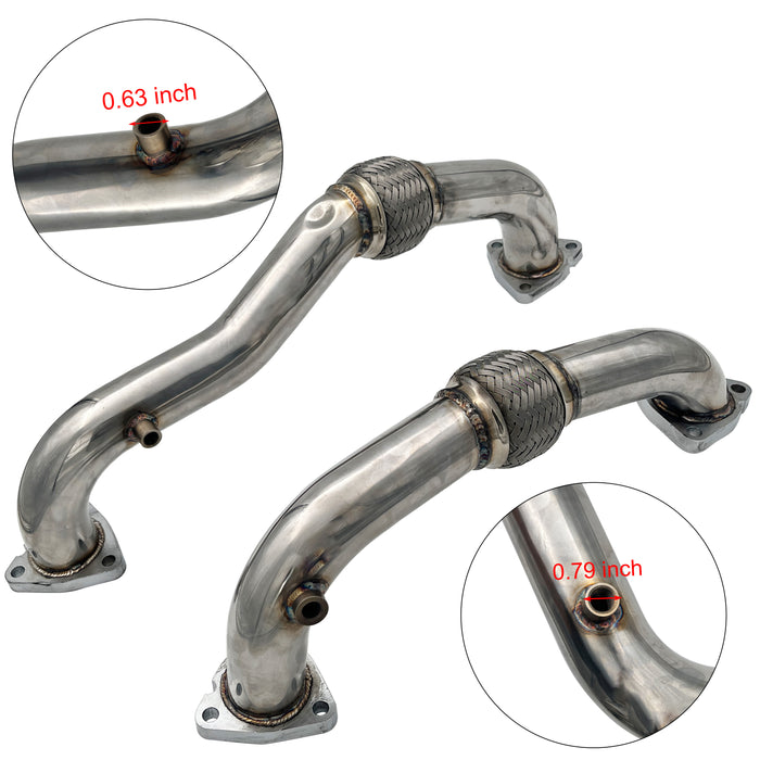 TruckTok 2008-2010 6.4L Ford Powerstroke Diesel Heavy Duty Exhaust Up-Pipe