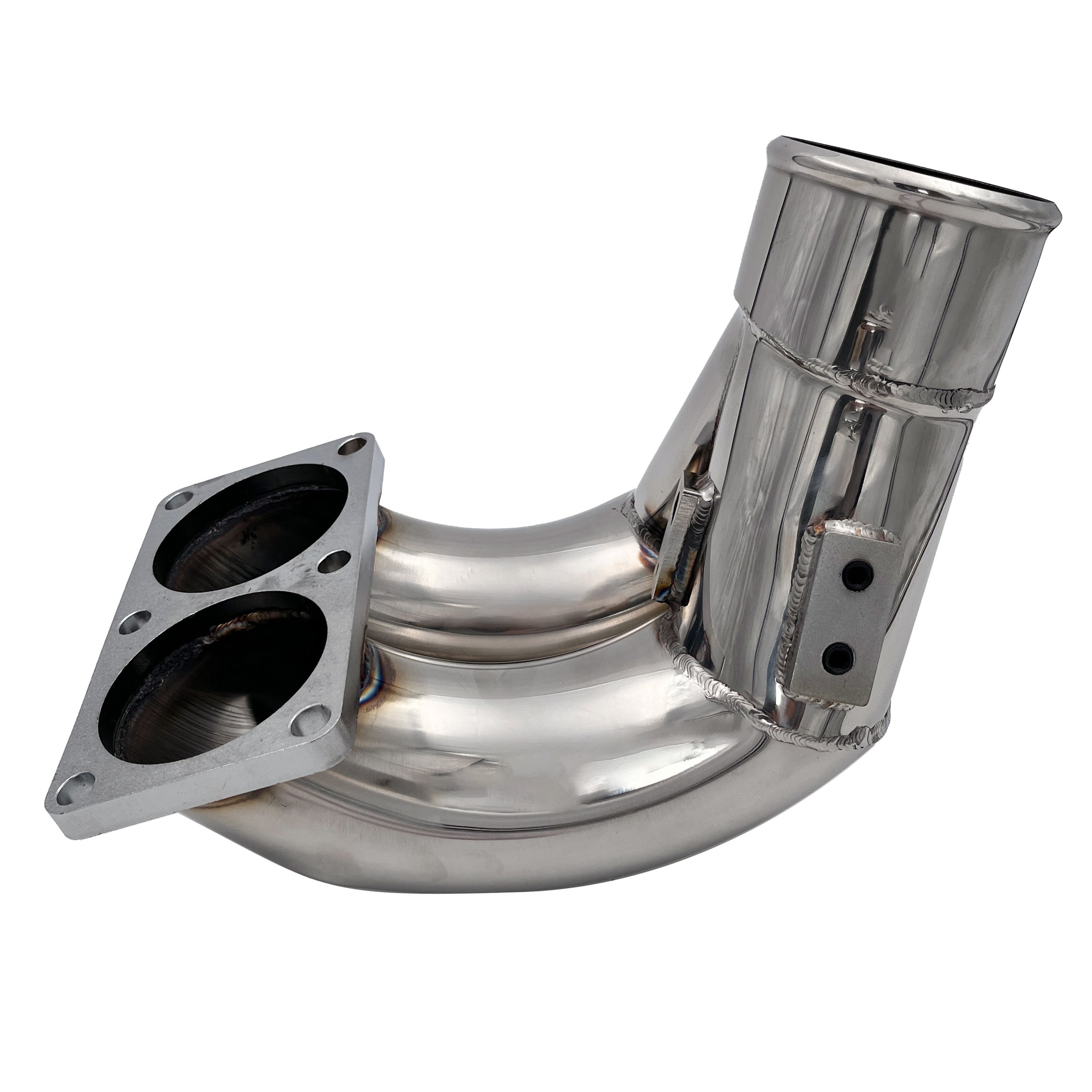 TruckTok 2007-2018 6.7L Dodge RAM 2500 3500 Cummins Diesel 3.5inch High Flow Intake Manifold Elbow Tube Horn