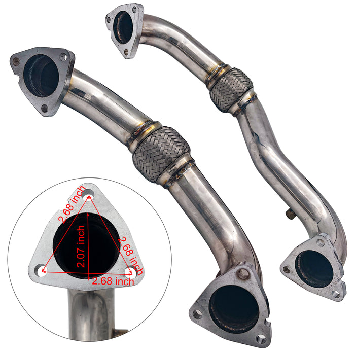 TruckTok 2008-2010 6.4L Ford Powerstroke Diesel Heavy Duty Exhaust Up-Pipe