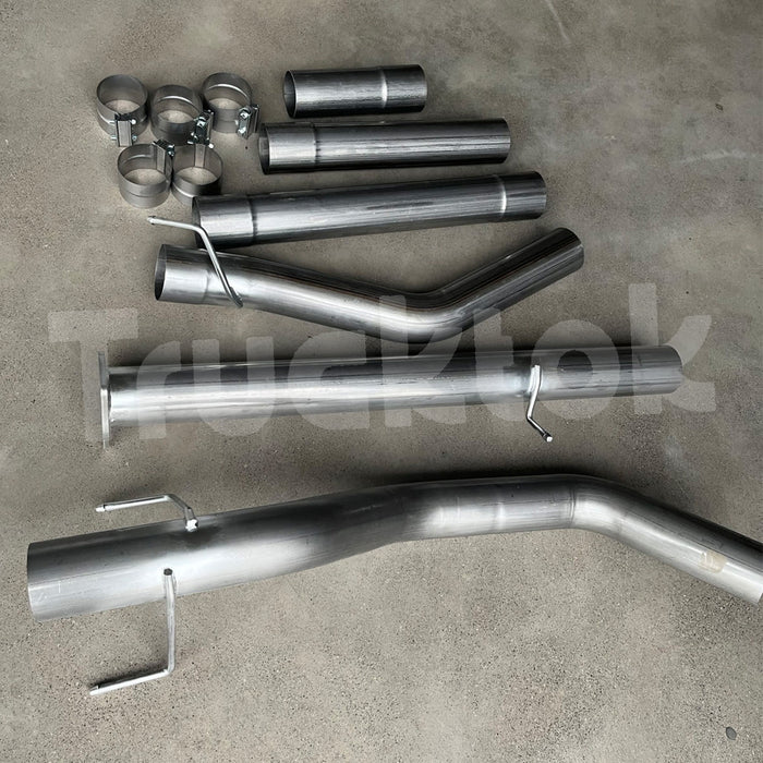 TruckTok 2013-2018 6.7L Dodge Ram Cummins 4" Downpipe back DPF Delete Pipe (No Muffler)