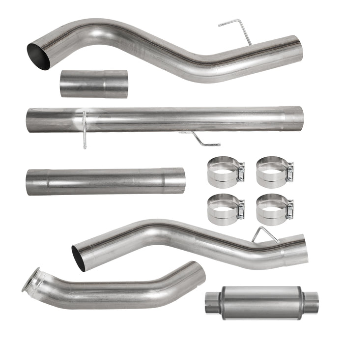 TruckTok 2013-2018 6.7L Dodge Ram Cummins Diesel 5″ Turbo Back DPF Delete Pipe (With Muffler )