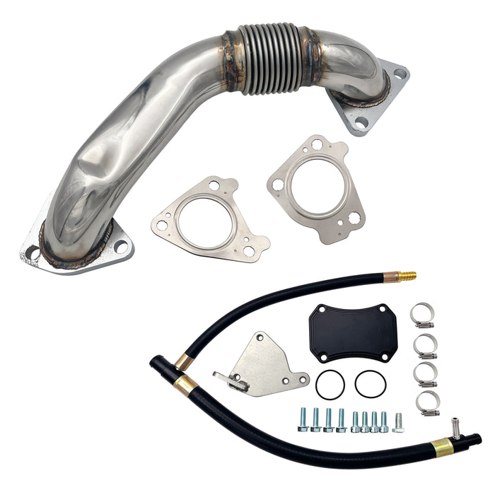 TruckTok 2011-2016 6.6L GMC Chevy Duramax Diesel LML Up-Pipe & EGR Valve Cooler Delete Kit