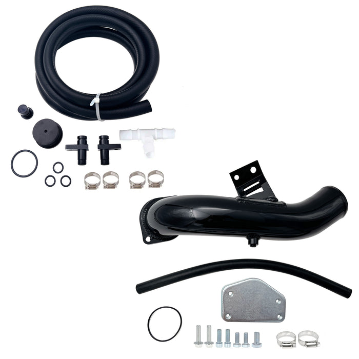 TruckTok 2004-2005 6.6L Chevy GMC LLY Duramax Turbo CCV PCV Reroute & EGR Delete Kit