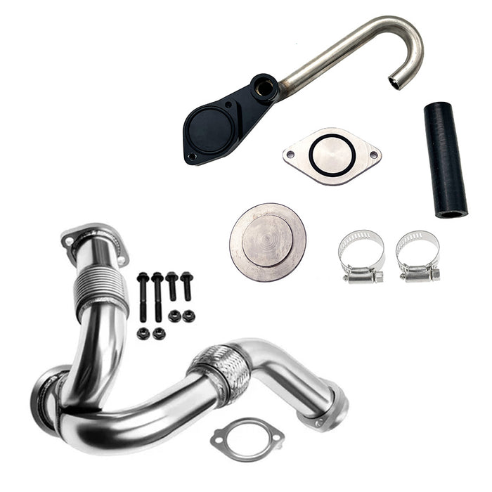 TruckTok 2003-2007 6.0L Powerstroke Heavy Duty Exhaust Y-Pipe & EGR Delete Kit