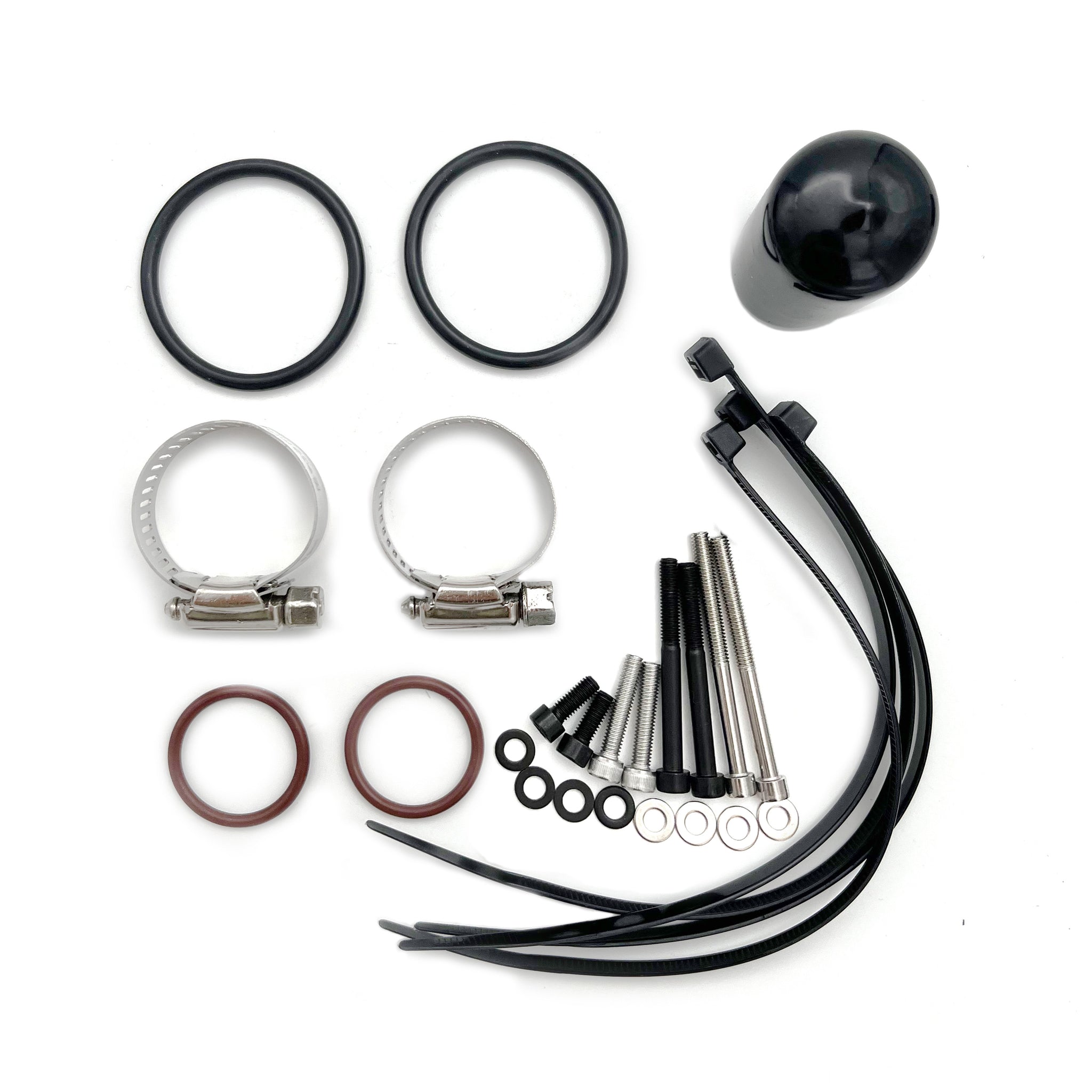 TruckTok 2011-2023 6.7L Ford Powerstroke CCV PCV Reroute Engine Ventilation Kit(No tube)